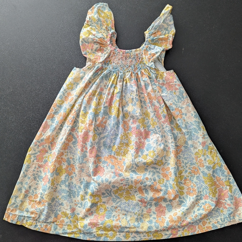 Cotton Smocked Girls Dress size 3/4 from Gil and Niya - Picture 1 of 7